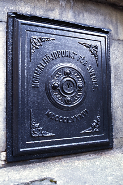 Sveriges normalhöjdpunkt, Riddarholmen, Stockholm