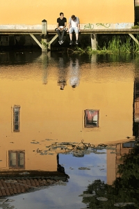 Uppsala,  Pojkar vid Fyrisån