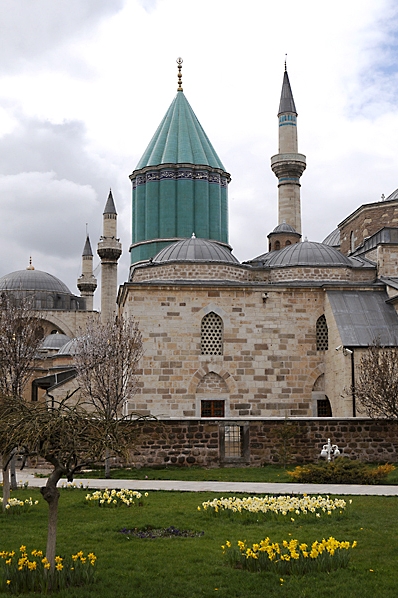 Mevlana museum, mausoleum, Konya, Turkiet