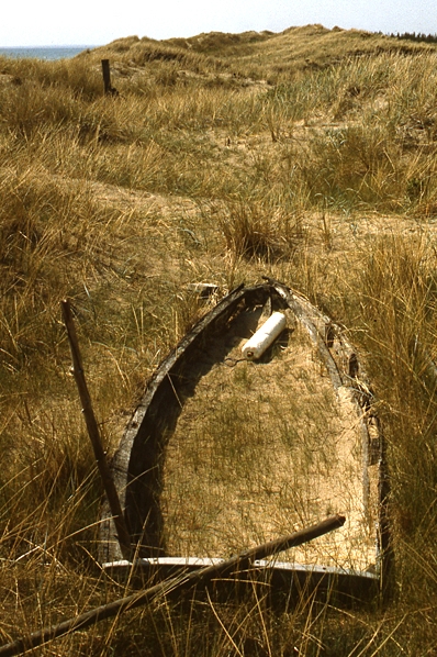 Roddbåt i sand, Jylland