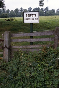 Private, Shropshire, England, staket, privat